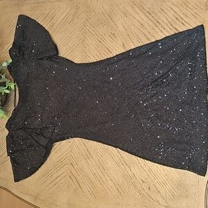 ASTR Black Sparkly Mini Dress XS FITS A SMALL TOO